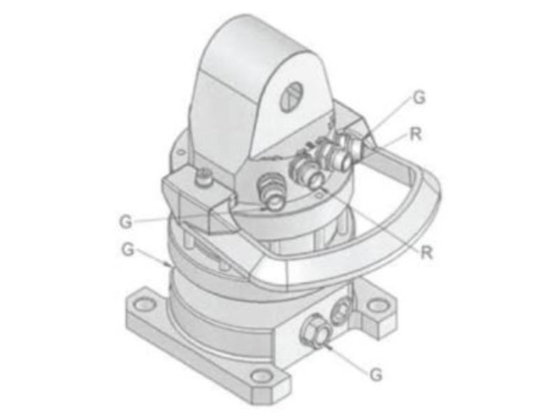 Rotátor IVR 4FS 4500kg/1100Nm (250bar)