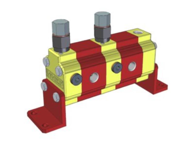 Delič prietoku zubový RV-0V/0,98x4 Code 9RV04B07