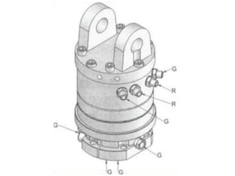 Rotátor RX 120 S 12000kg/2400Nm (250bar)