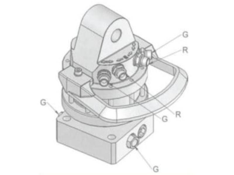 Rotátor IVR 3FC 3000kg/ 700Nm (250bar)